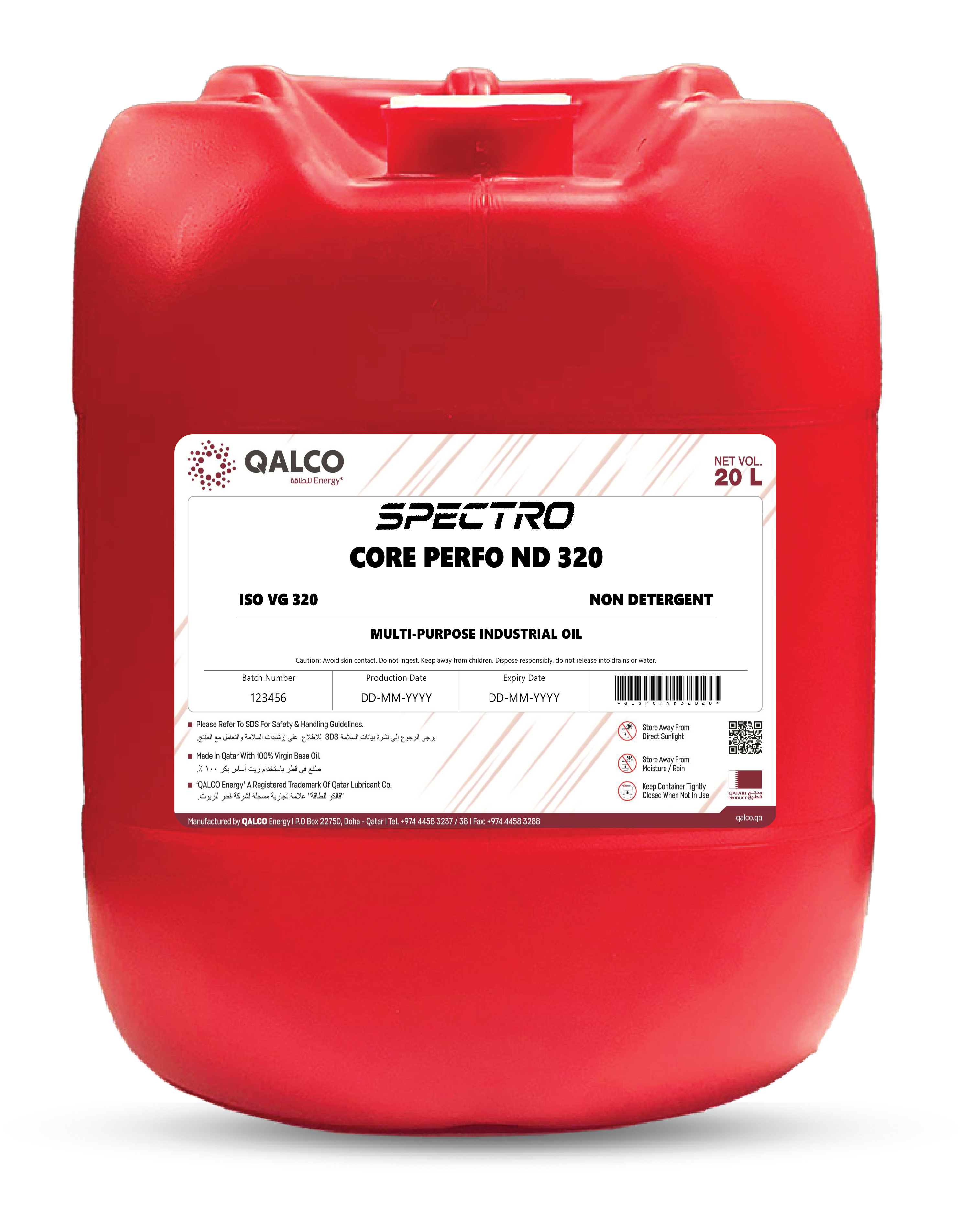 Spectro Core Perfo ND – Multi-Purpose Non-Detergent Circulating Oil