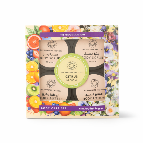 CITRUS BLOOM Body Care Set (50 g × 4 pcs)