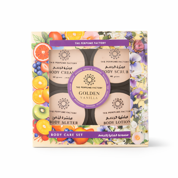 GOLDEN VANILLA Body Care Set (50 g × 4 pcs)