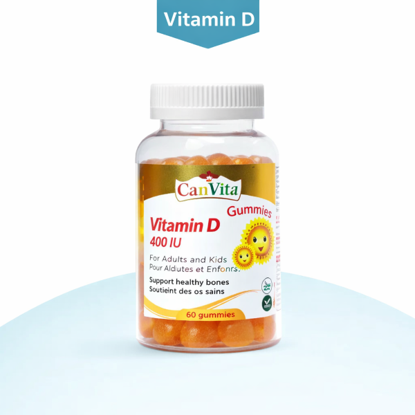 CANVITA Vitamin D 400 IU Gummies (60 Gummies / Bottle)