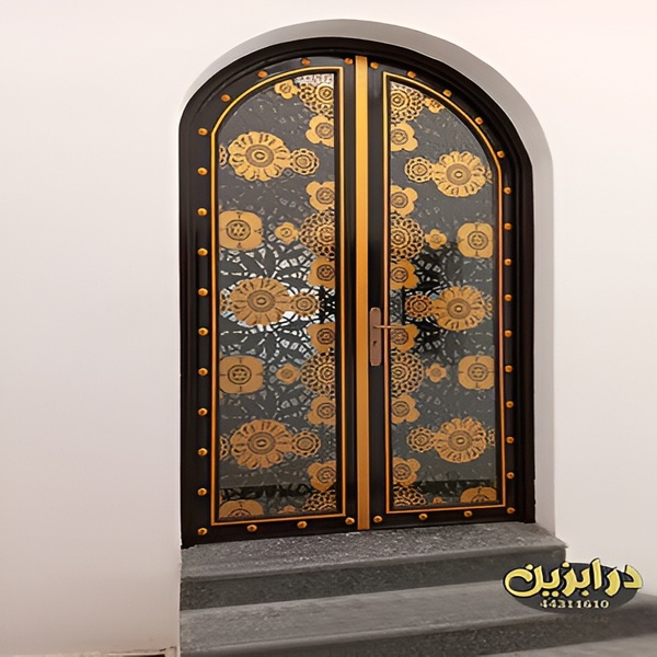 Wrought Iron & Cast Aluminum Decorative Door – 8 ft